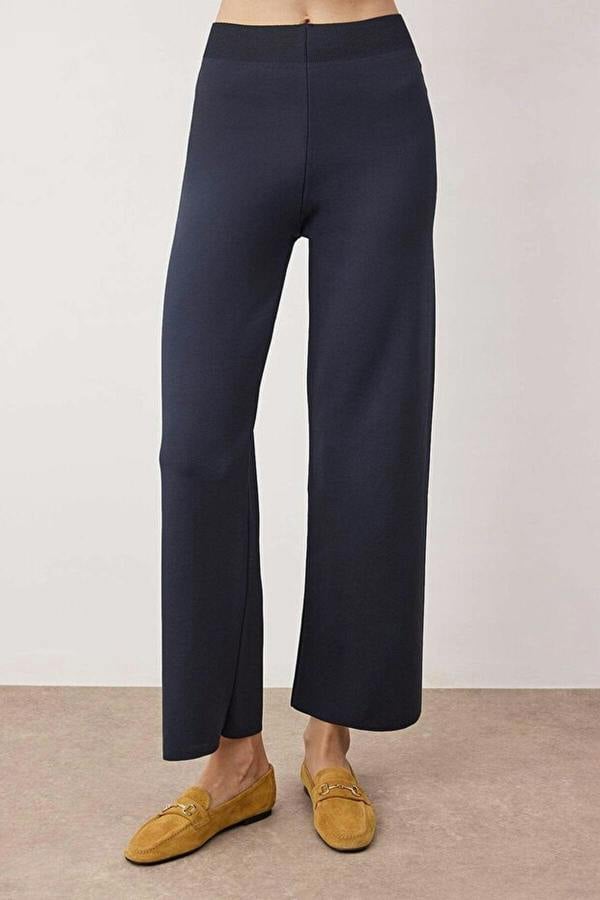WOVCOR 2-Piece V-Neck Button Detail Cardigan-Pants Knitwear Set