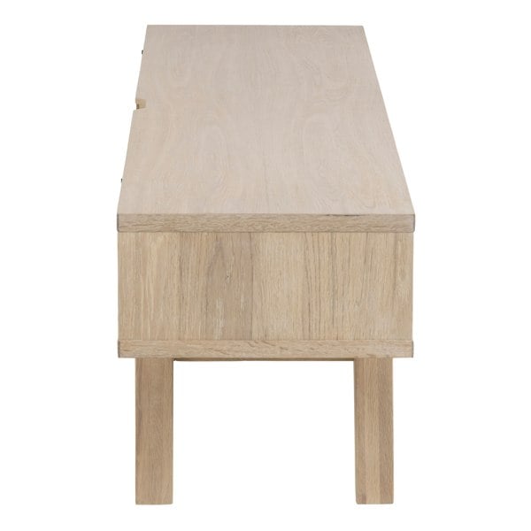 Furniture To Go A-Line TV Unit with 2 Drawers in White Oak