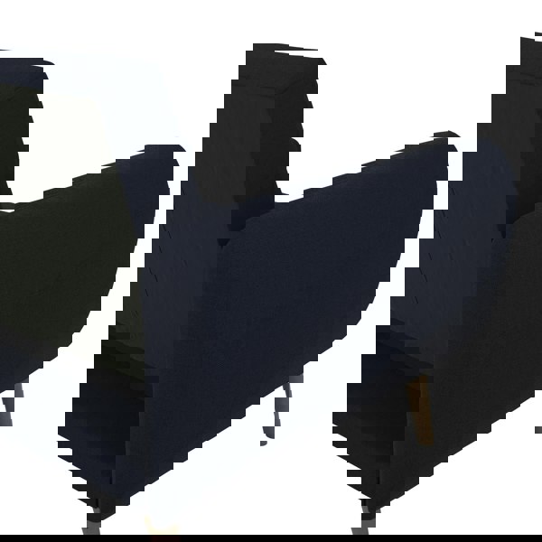 Dorel Home Brittany Sofa Bed in Navy Blue Fabric