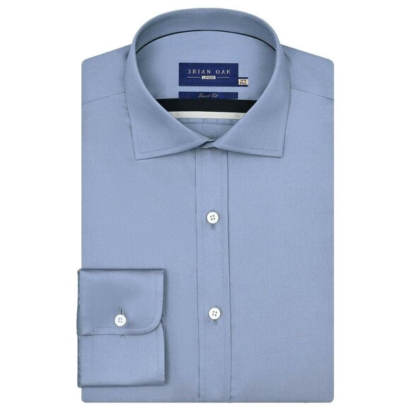 Men's Plain Smart Fit Formal Shirt - Grey