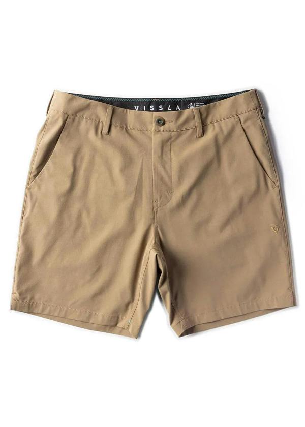 Vissla Cutlap Eco 17.5" Hybrid Walkshort - Khaki