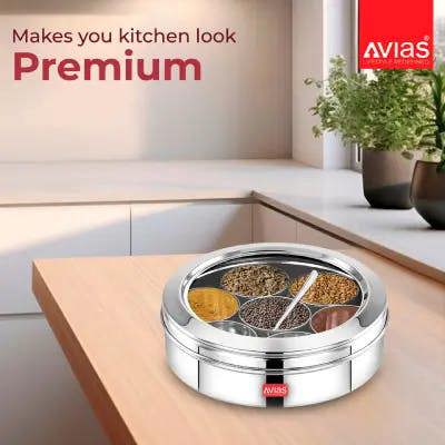 Avias SS Utensils - Avias Spice Box Elegant GL (Medium)