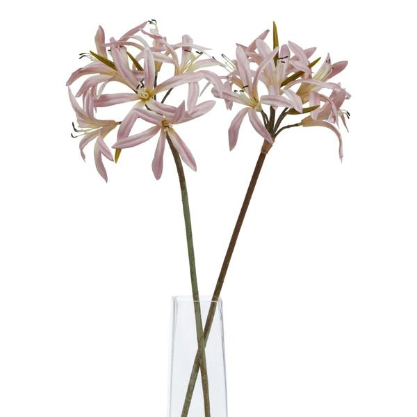 Wyld Haus Set of 3 Artificial Flowers Pink Lily Stems