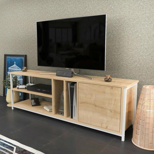 Decorotika Oneida Modern Tv Stand TV Cabinet for TV's up to 72"