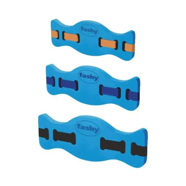 Blue Fashy aqua jogging belt with colorful swim floaties