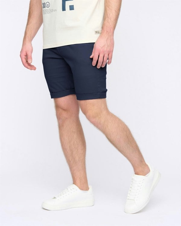 Duck and Cover Moreshore Chino Shorts Navy