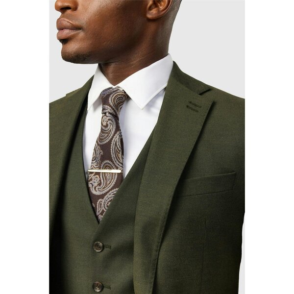 Antique Rogue Slim Fit Stretch Flannel Harley Khaki Jacket