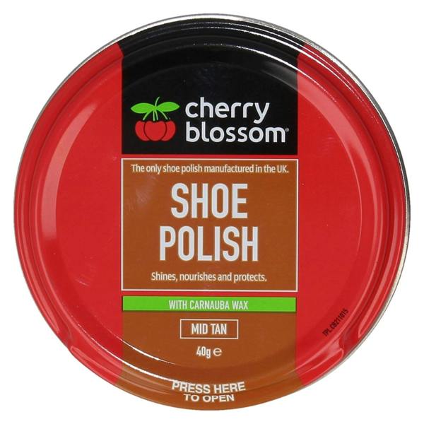 Cherry Blossom Shoe Polish With Carnauba Wax