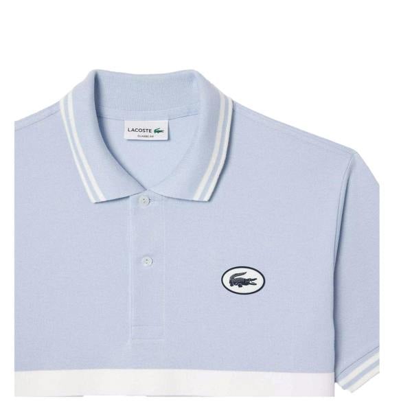 Lacoste Mens Original L.12.12 Striped Organic Cotton Classic Polo Shirt - Multicoloured - 