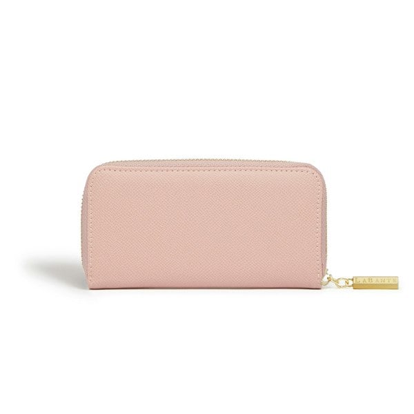 LaBante London Ellen Pink Vegan Zip Around Wallet