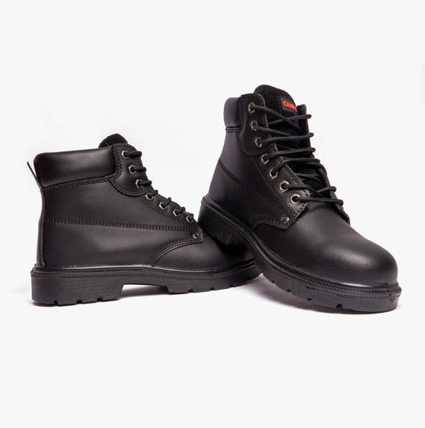 Centek FS331 Unisex Leather Safety Boots Black