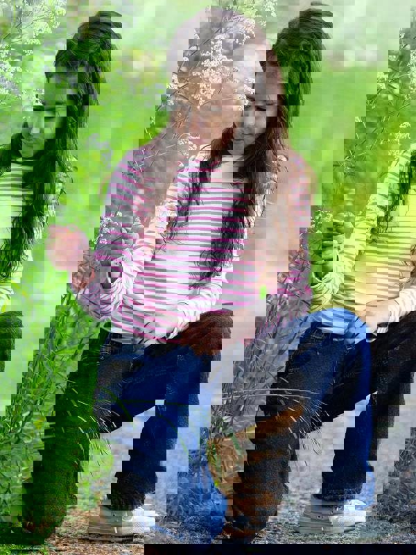 Kite Girls Organic Stripy T-Shirt