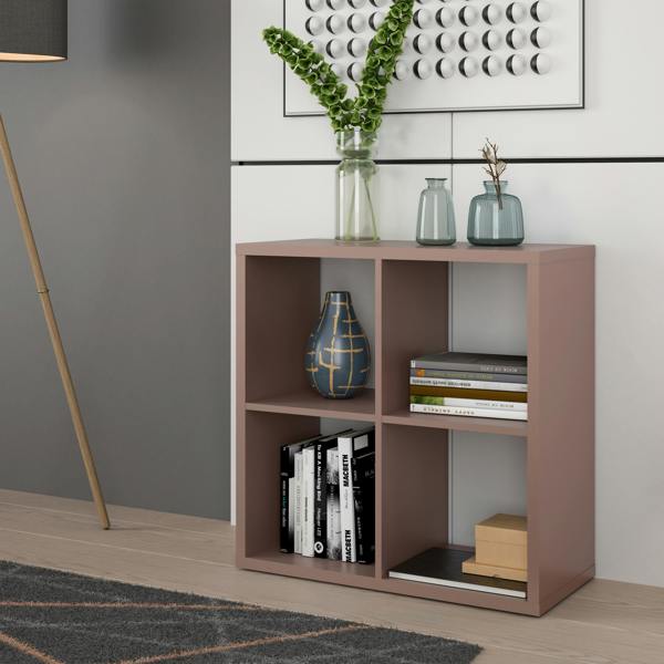 Furniture To Go Mauro 2x2 Storage Unit in Terracotta
