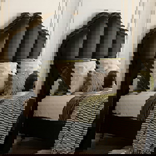 Zephyr Leather Double Bed-Weilai Concept-Weilai Concept