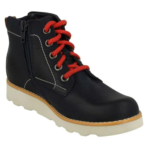Clarks Boys Clarks Lace Up Detailed Boots Crown Hike K