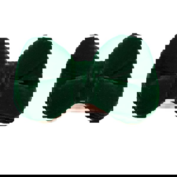 David WeJ Velvet Pretied Bow Tie - Green