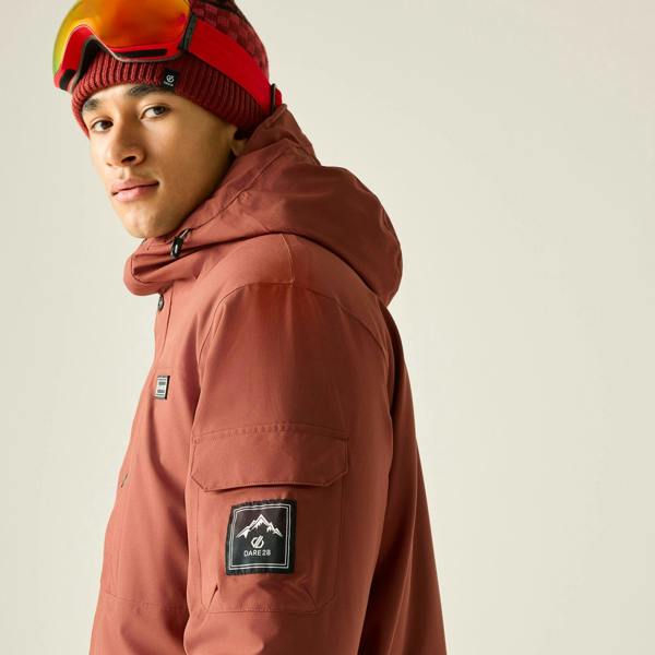 Dare 2B Mens Twin Tip ll Ski Jacket - Rustic Red - 