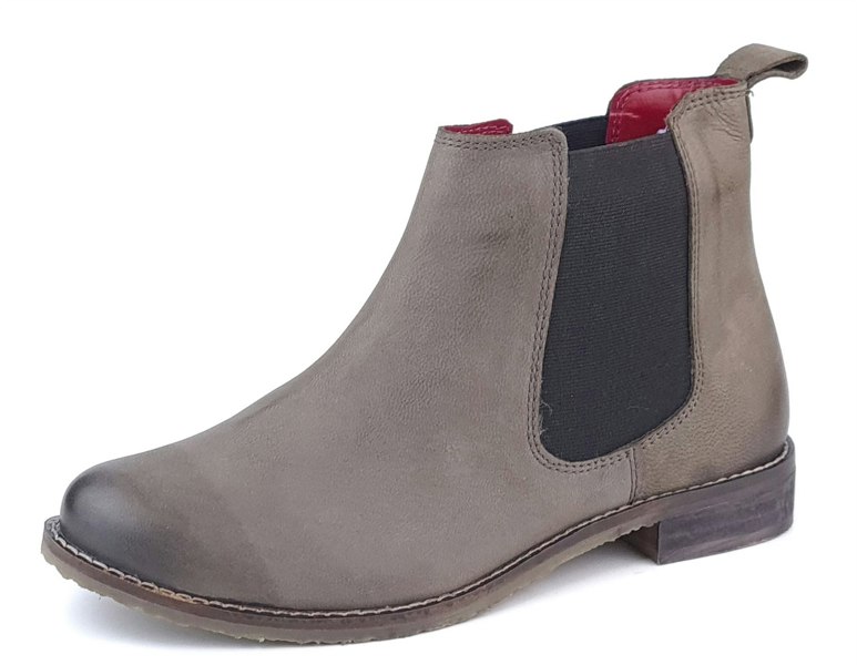 Frank James Aintree Ladies Leather Nubuck Chelsea Pull On Boots