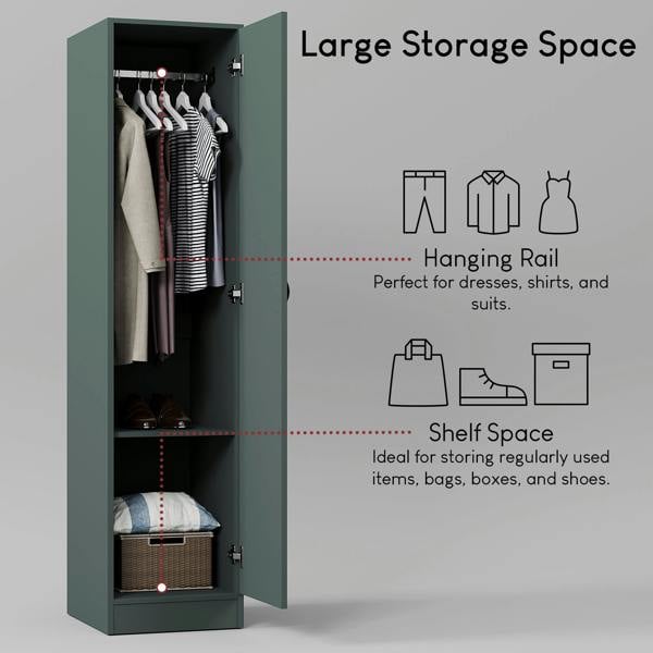 Vida Designs Riano 1 Door Wardrobe
