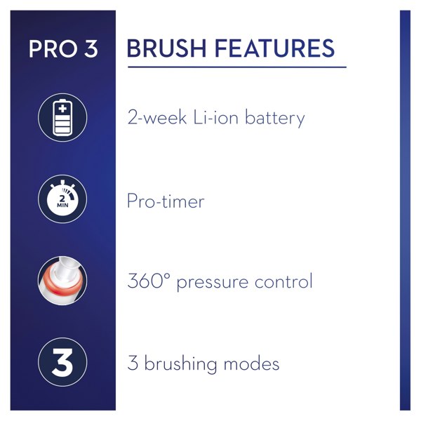 Oral-B Pro Series 3 Electric Toothbrush - Black