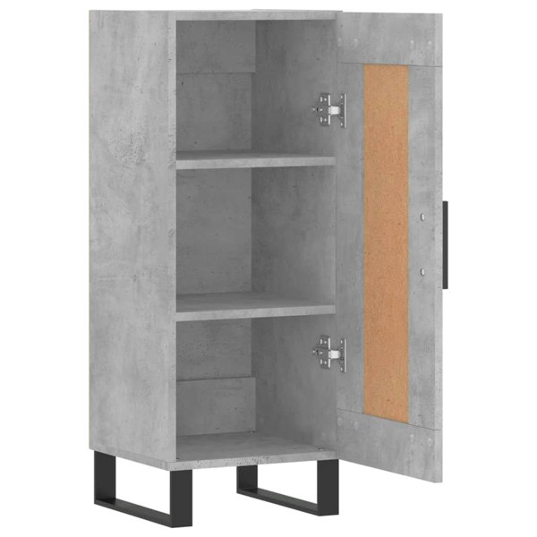 Berkfield Sideboard Concrete Grey 34.5x34x90 cm Engineered Wood