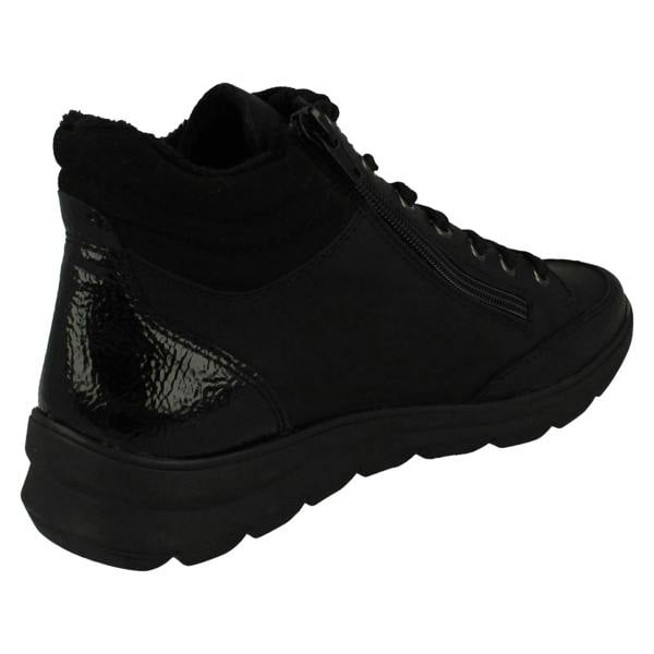 Rieker Ladies Rieker Dual Fastening Ankle Boots Z0040