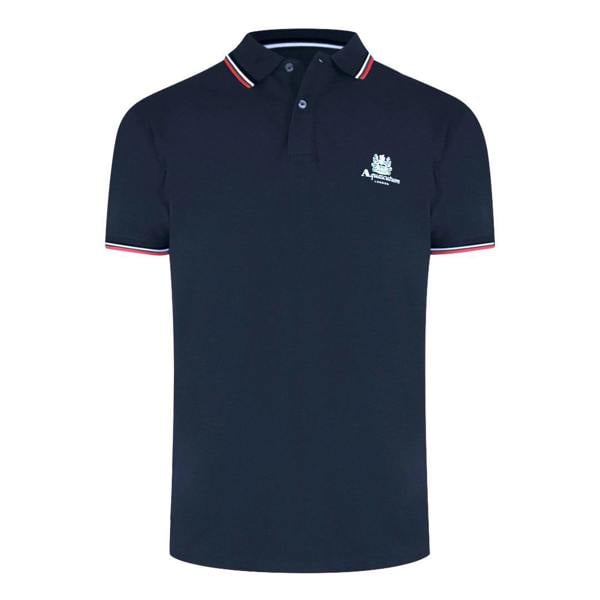 Aquascutum Active Cotton Polo Navy Blue