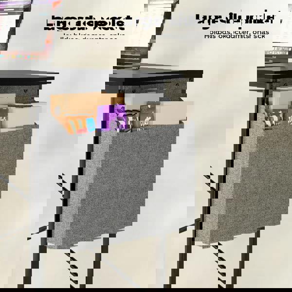 Levede PC Desk Laptop Study Table with Storage Bag for Home Office Workstation