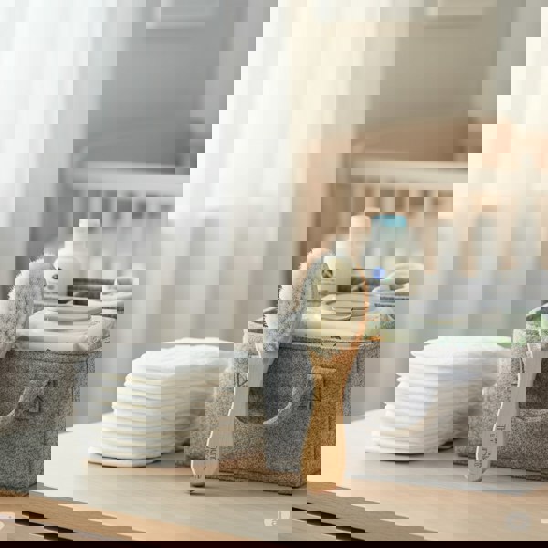 Thumble Baby care natural wooden baby hair brush for you nappy caddy