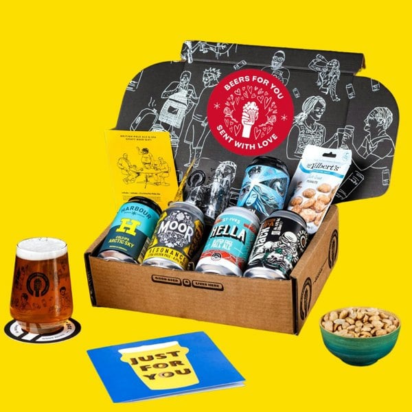 QWERTY Beer Box Valentine's Day Pale Ale & IPA Craft Beer Gift