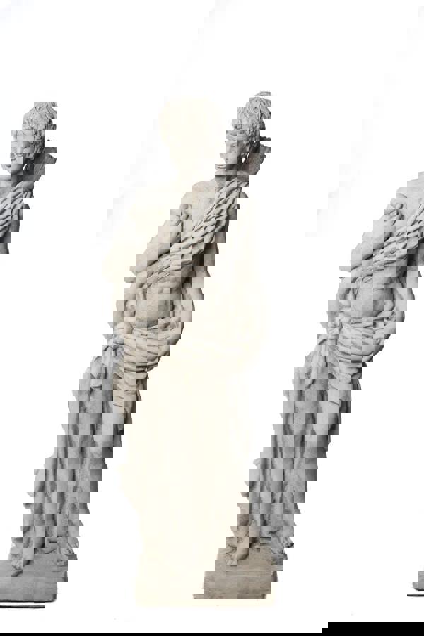 Large Greek style Hunter Male Stone Cast Statue