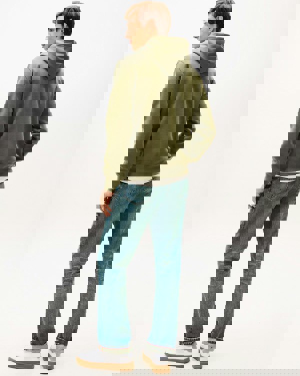 Tommy Hilfiger Essential Flag Embroidery Mens Fleece Hoodie - Battle Green