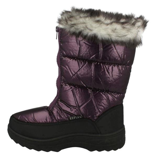 Reflex Ladies Reflex Fur Topped Snow Boots F4334