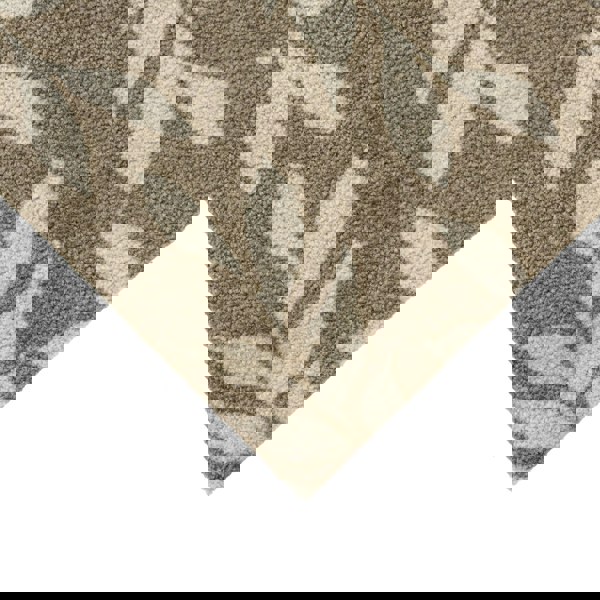 JVL Mega Mat Machine Washable Entrance Runner and Doormat Set, Brown Leaves