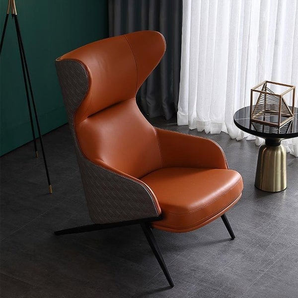 Tige Accent Armchair, Leather-Weilai-Weilai Concept