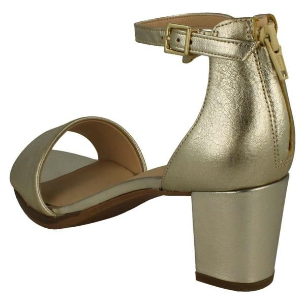 Clarks Ladies Clarks Heeled Strappy Sandals Kaylin60 2Part