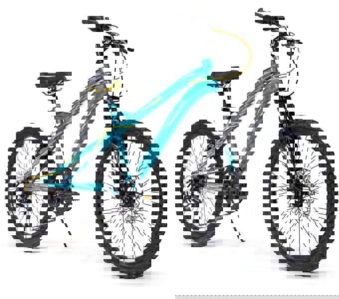 Huffy Extent 20" Kids Bike, 6 Speed - Aqua Blue