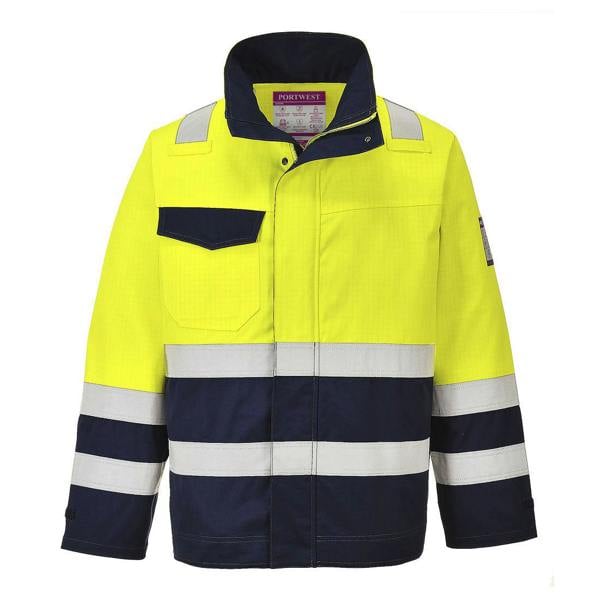 Modaflame Work Hi-Vis Multi-Norm Contrast FR Jacket Portwest