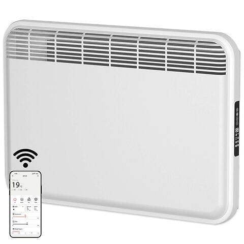 MYLEK WiFi Electric Panel Heater Radiator Smart Wall Mounted or Freestanding Heater with App Control 1kw