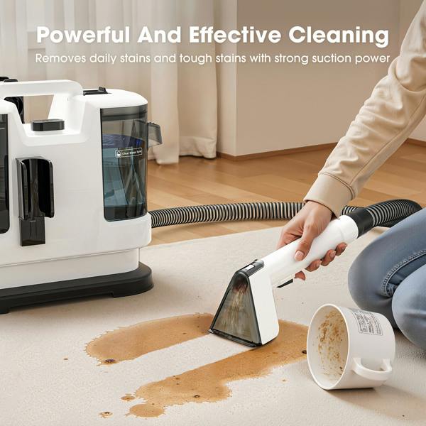 Dragodirect Portable Spot Cleaner 15000Pa with Clean & Waste Water Tanks