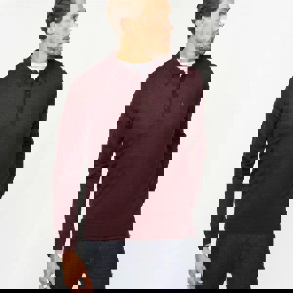 Gabicci G55K20 Merino Polo Neck Sweater Gabicci Classic MULBERRY