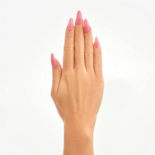 Nail HQ Almond Blush Pink Acrylic Nails (24 Pieces)