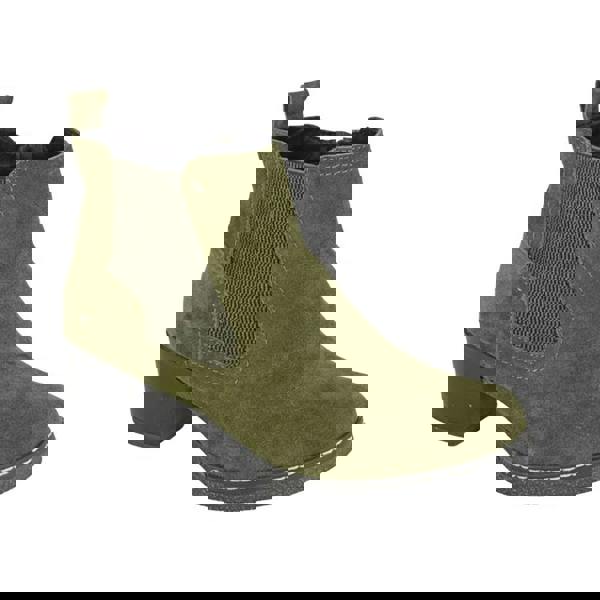 Cipriata Womens/Ladies Alessina Suede Ankle Boots - Khaki Green - 