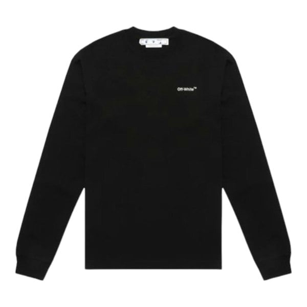 OFF-WHITE Caravaggio Arrow Skate L/S T-Shirt Black - Supplied LuxuryOff-White
