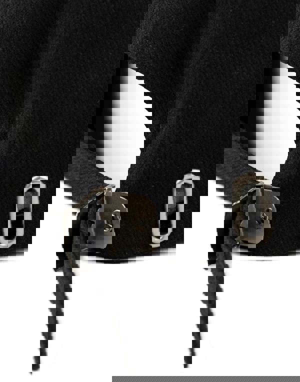 Barbie Womens Black Logo Adjustable Curved Peak Cap (One Size)