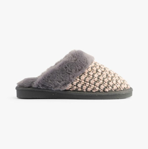 Jo & Joe PERSIAN Womens Slippers Pink/Grey