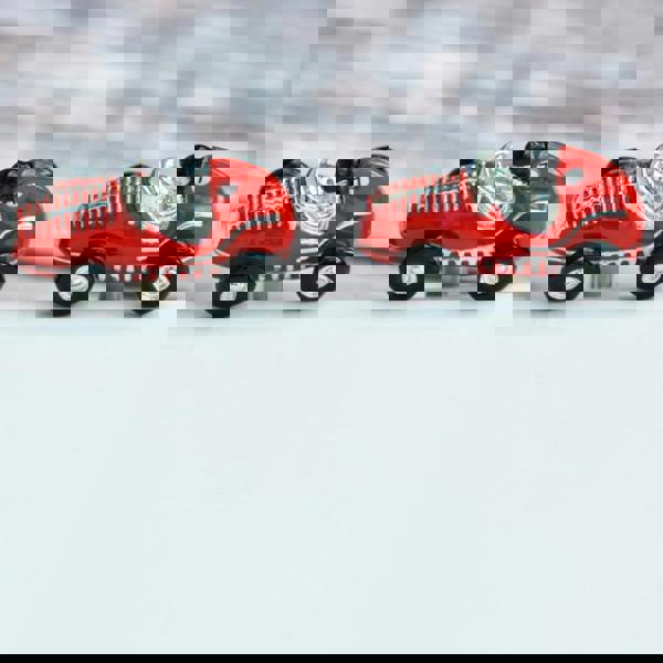 Me and My Car Red Racing Car Cufflinks