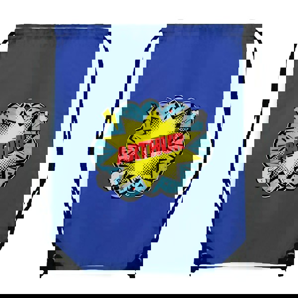 Personalised Memento Company Personalised Super Hero Blue Kit Bag