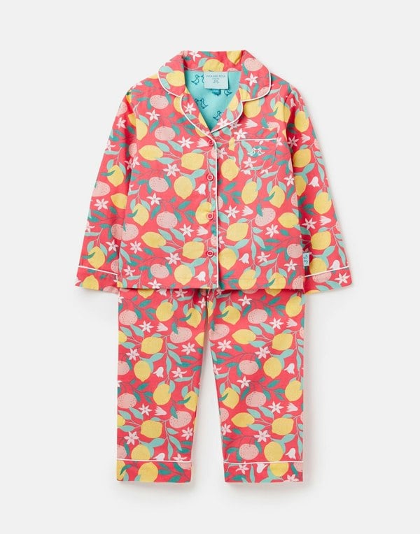 Luca and Rosa Lemon Grove Girls Button Up Pyjamas