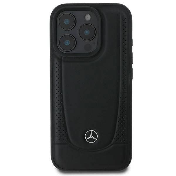 Mercedes Leather Urban Case for iPhone 16 Pro Max 6.9" Black - MEHCP16XARMBK